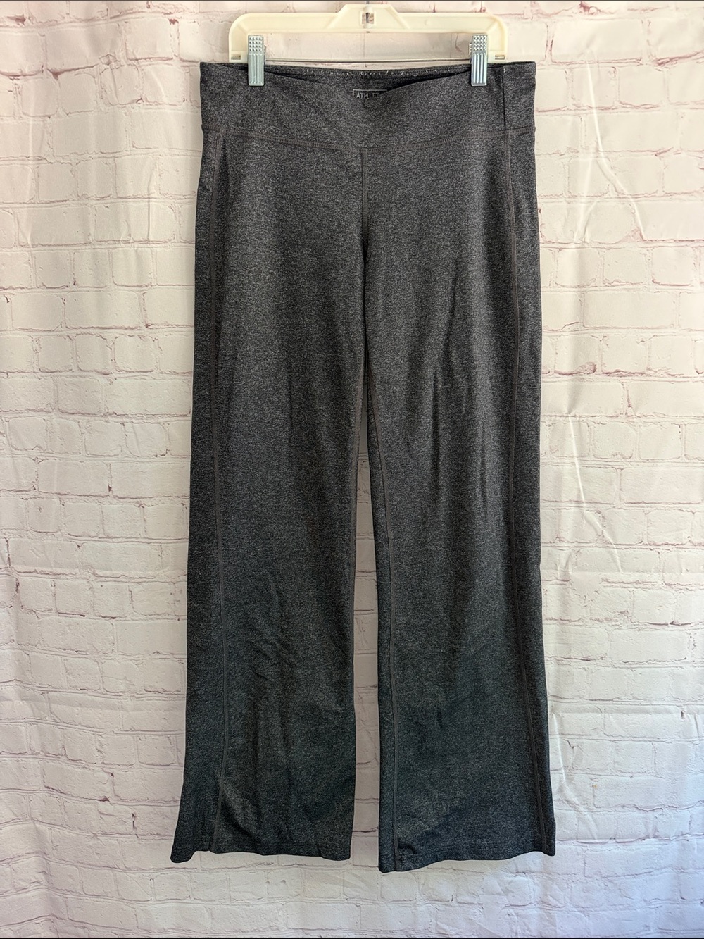 Athleta Charcoal Wide leg Boot-Cut Active Pants Woman’s Size M